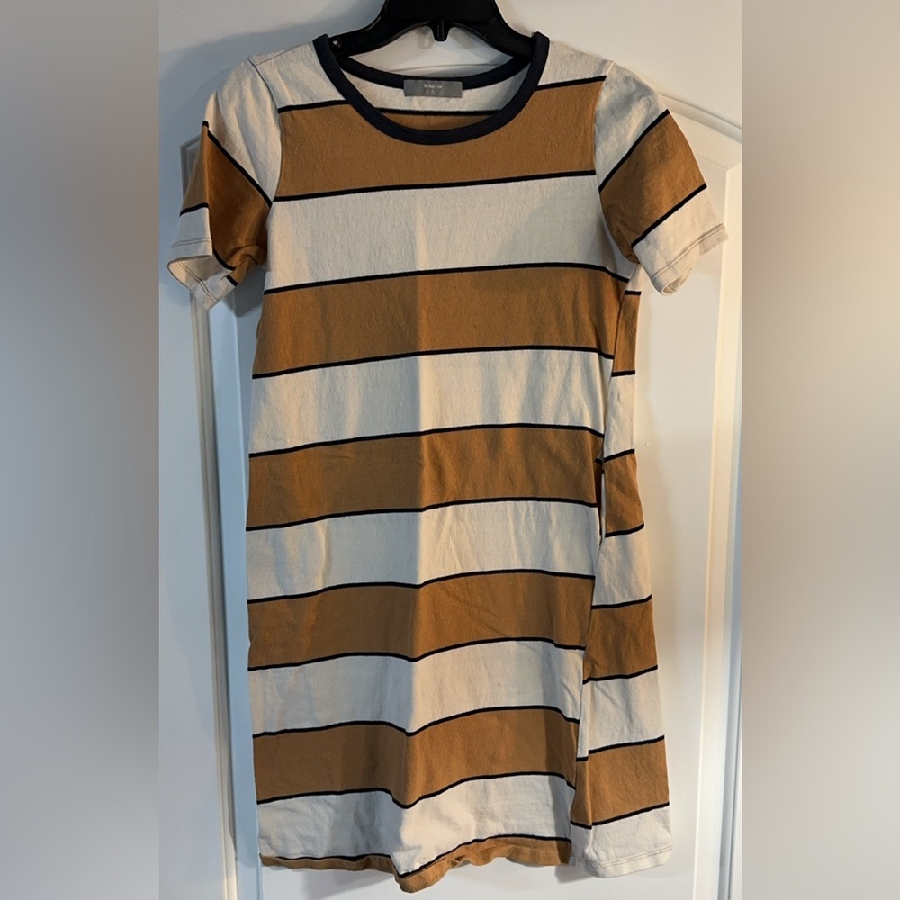 Tee shirt dress with pockets